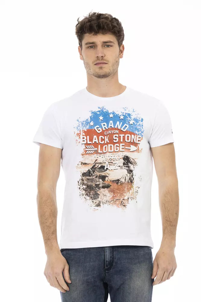 Trussardi Action  Cotton Men Men's T-Shirt