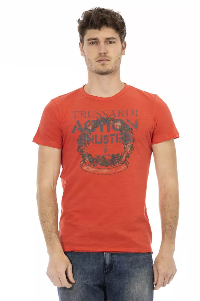 Trussardi Action  Cotton Men Men's TShirt