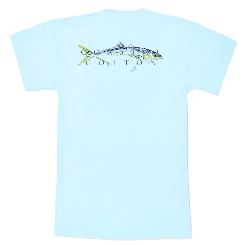 Midnight Sale Unisex Amber Jack Short Sleeve Tee In Sky Blue