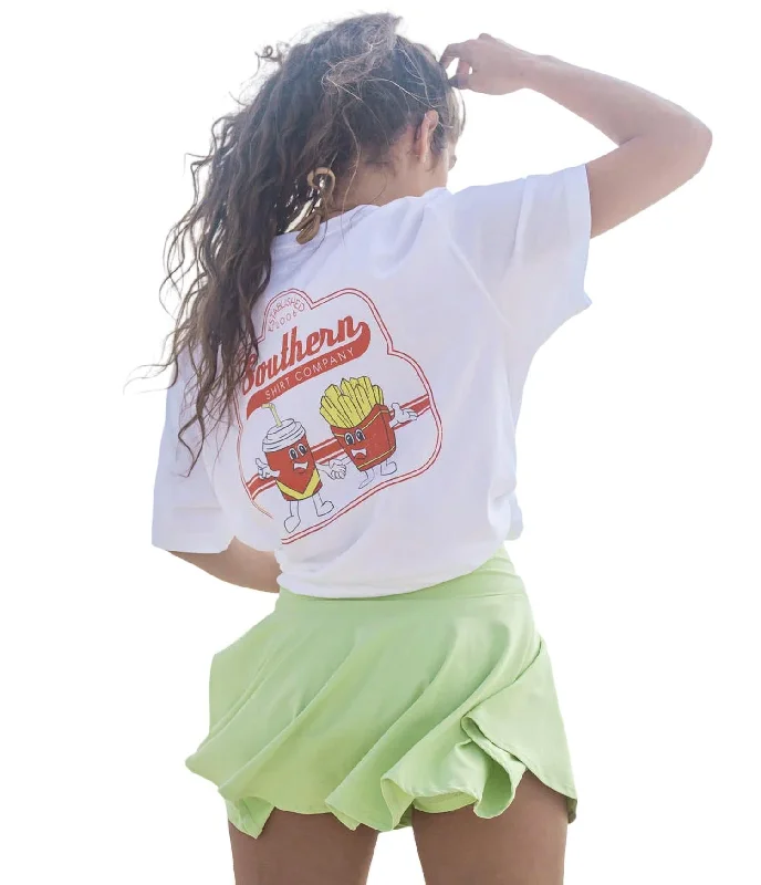 Sale Event Unisex Fries Before Guys Short Sleeve Tee In Bright White
