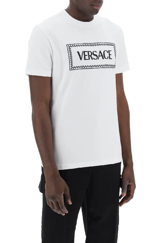 Versace Embroidered Logo T-Shirt