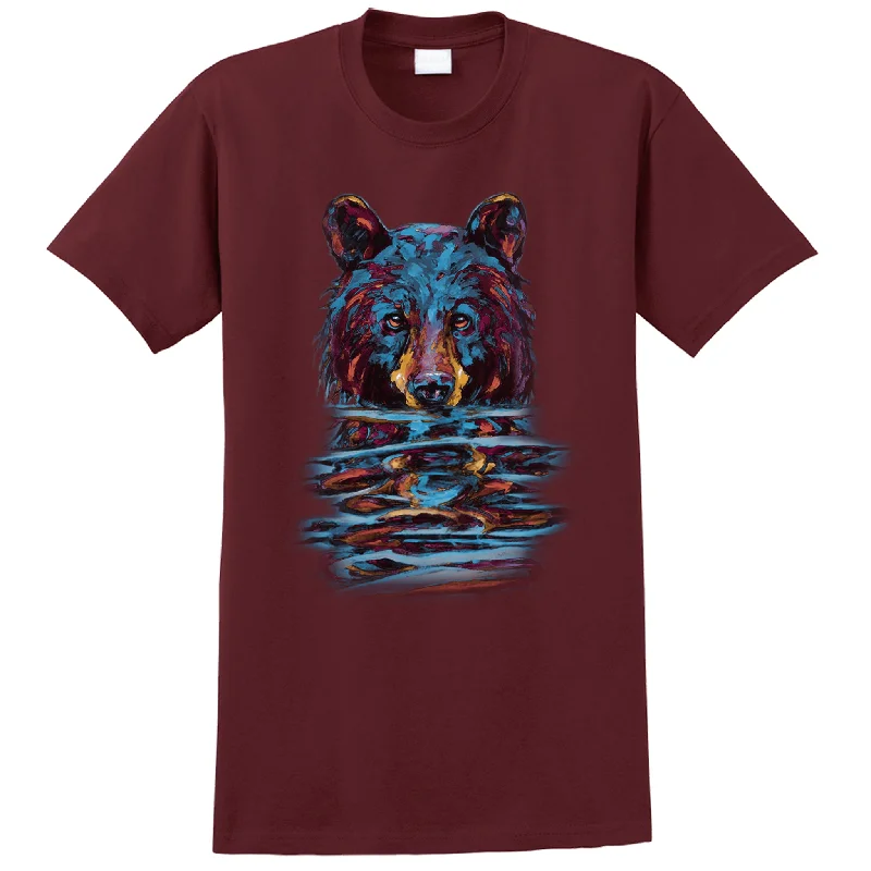 The Best Prices Adult Very Wet Bear T-Shirt (Black Bear by Kari Lehr)