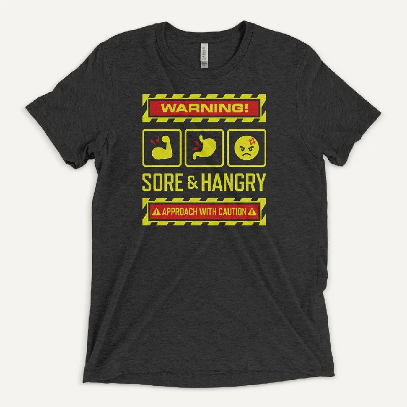 Warning Sore And Hangry Men’s Triblend T-Shirt