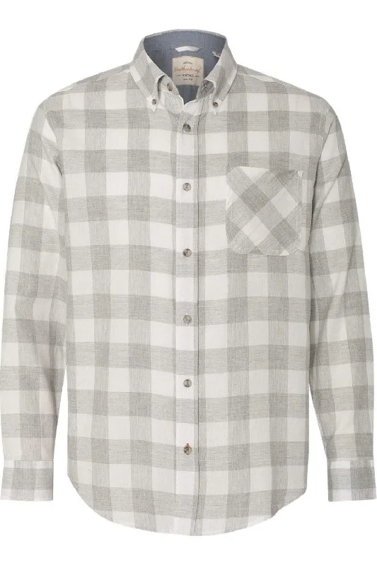 Weekend Deal Weatherproof Vintage Brushed Flannel Long Sleeve Shirt