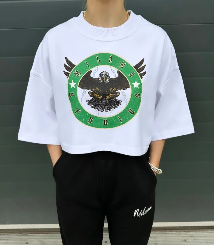 White Eagle Cropped Heavyweight T-shirt.