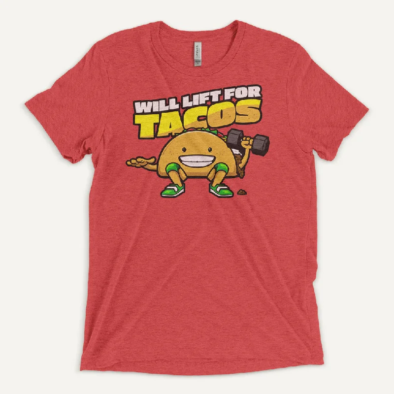 Will Lift For Tacos Men's Triblend T-Shirt