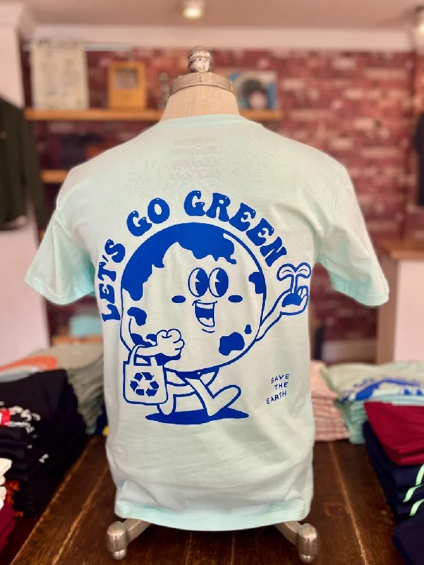 Limited Quantity Winstons - Go Green T-Shirt - Minty Green