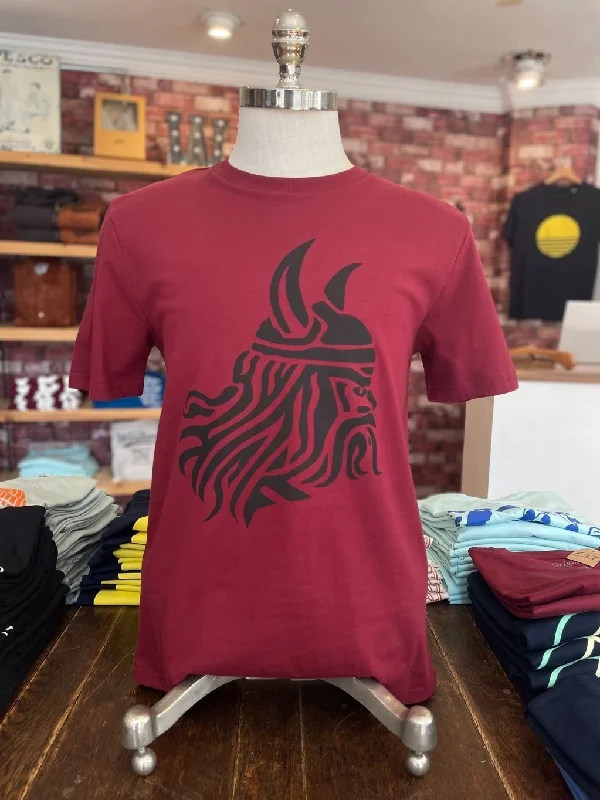 Get It Before It’s Gone Winstons Viking T-Shirt - Burgundy/Black