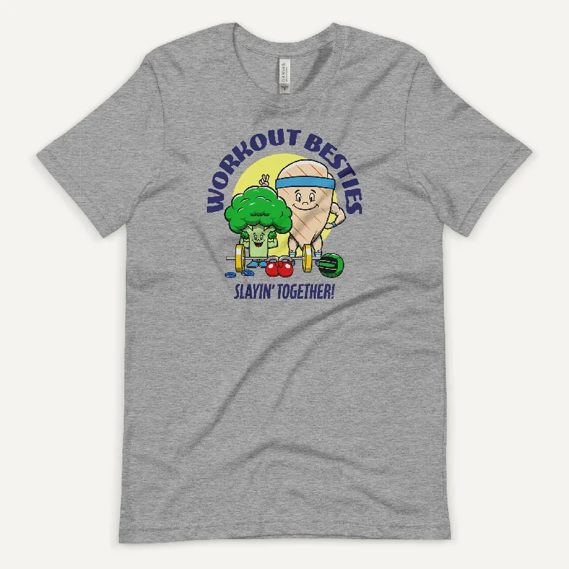 Workout Besties Chicken Breast And Broccoli Men’s Standard T-Shirt