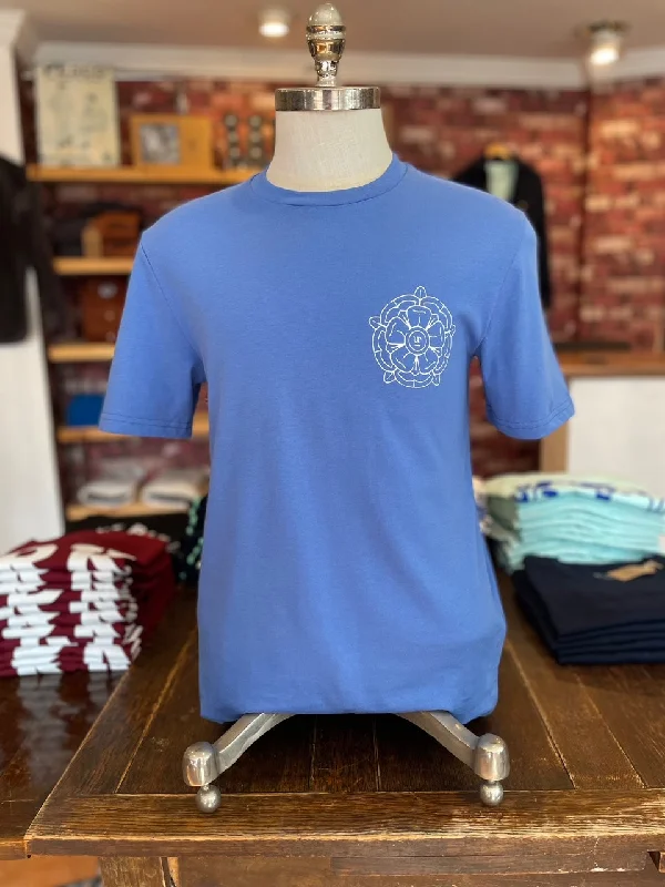 Holiday Sale Winston's Rose T-shirt - Sky Blue